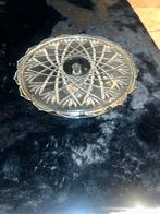 Glazen schaal op voet - Decoratief, Huis en Inrichting, Woonaccessoires | Schalen en Manden, Schaal, Rond, Ophalen of Verzenden