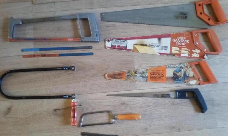 Diverse zagen, Doe-het-zelf en Verbouw, Gereedschap | Handgereedschap, Gebruikt, Ophalen