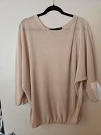 Beige plissé shirt, Beige, Maat 42/44 (L), Ophalen of Verzenden, Onbekend