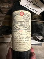 Château de la Commanderie Lalande-de-Pomerol 2011, Verzamelen, Wijnen, Frankrijk, Ophalen of Verzenden, Zo goed als nieuw, Rode wijn