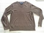 Tommy Hilfiger v hals trui mt XL, Bruin, Tommy Hilfiger, Maat 56/58 (XL), Ophalen of Verzenden