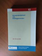Valk, Mr. S.N. de. Aansprakelijkheid van leidinggevenden, Boeken, Ophalen of Verzenden, Zo goed als nieuw, Sociale wetenschap
