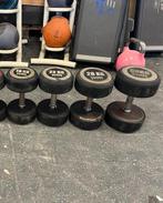 Rubberen dumbells 1 x 18-22-26-30 kg gewichten, Ophalen, Dumbbell, Gebruikt, Gewichten