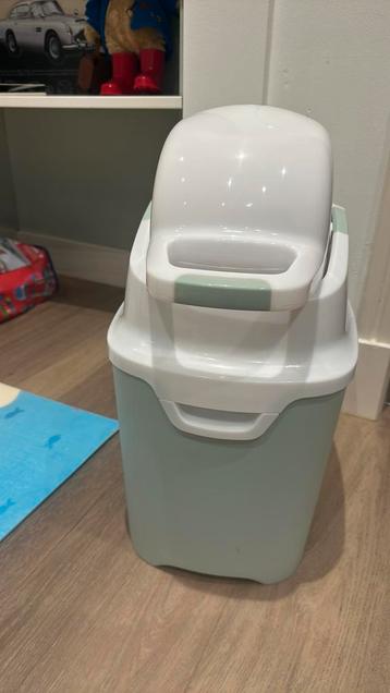 Diaper Champ One luieremmer mintgroen - Zo goed als nieuw! beschikbaar voor biedingen
