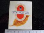 sticker lexington logo sigaretten vintage, Verzamelen, Merk, Zo goed als nieuw, Verzenden