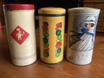 3 beschuitblikken vintage, Verzamelen, Blikken, Ophalen of Verzenden, Gebruikt, Beschuit