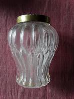 Lepelvaasje Fries draadglas met messing rand, Antiek en Kunst, Ophalen of Verzenden