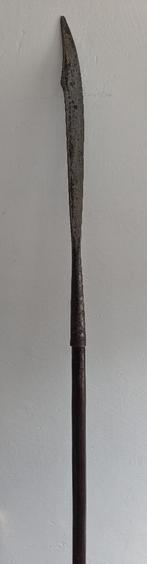 19e eeuwse Indische speer, Ophalen