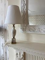 Mid century / regency marmeren lampje met messing, Overige materialen, Mid century / regency / klassiek, Ophalen of Verzenden