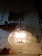 vintage hanglamp glashutte Limburg 60er design, Huis en Inrichting, Lampen | Hanglampen, Ophalen, Zo goed als nieuw, Glas, Mid-century