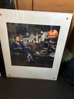 Toni Hafkenscheid, serie Amsterdammers jaren 80, Ophalen of Verzenden, Zo goed als nieuw, Schilderij, Minder dan 50 cm