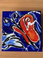 Uniek gesigneerd schilderij Rob van Trier - VLINDERS, Antiek en Kunst, Kunst | Schilderijen | Modern, Ophalen of Verzenden