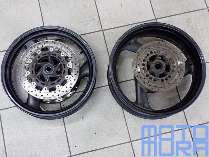 Velgenset voor de Yamaha YZF 1000 R 1996 - 2001 thunderace y, Motoren, Onderdelen | Yamaha, Gebruikt, Ophalen of Verzenden