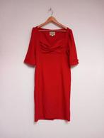 Aardbeien rode jurk van Collectif, Kleding | Dames, Ophalen of Verzenden, Onder de knie, Zo goed als nieuw, Maat 46/48 (XL) of groter