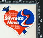 Sticker: Silvretta Nova - Montafon Austria, Ophalen of Verzenden, Zo goed als nieuw, Bedrijf of Vereniging