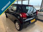 Peugeot 108 VERKOCHT!! 1.0 e-VTi BLUE LION + AIRCO 5-DRS., Stof, Gebruikt, 4 stoelen, Zwart