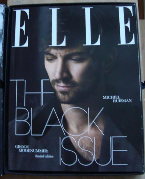 ELLE - The Black Issue - september 2012 ltd ed. in luxe box, Boeken, Mode, Zo goed als nieuw, Mode algemeen, Ophalen of Verzenden