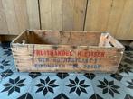 Oude Fruithandel Krat - Vintage Decoratie, Ophalen, Gebruikt, Grenenhout, Minder dan 50 cm
