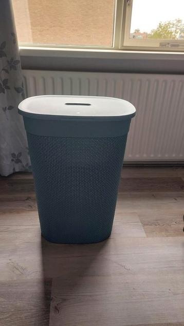 Blauwe wasmand beschikbaar voor biedingen