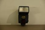Sunpak powerzoom 4000AF Canon flitser, Ophalen of Verzenden, Gebruikt, Overige merken, Kantelbaar