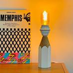 pop art vintage LAMP potlood hout Memphis stijl Post Modern, Gebruikt, Ophalen of Verzenden, Minder dan 50 cm, Metaal