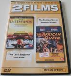 Dvd *** THE LAST EMPEROR & THE AFRICAN QUEEN *** 2-Filmpack, Alle leeftijden, Ophalen of Verzenden, Zo goed als nieuw, Drama