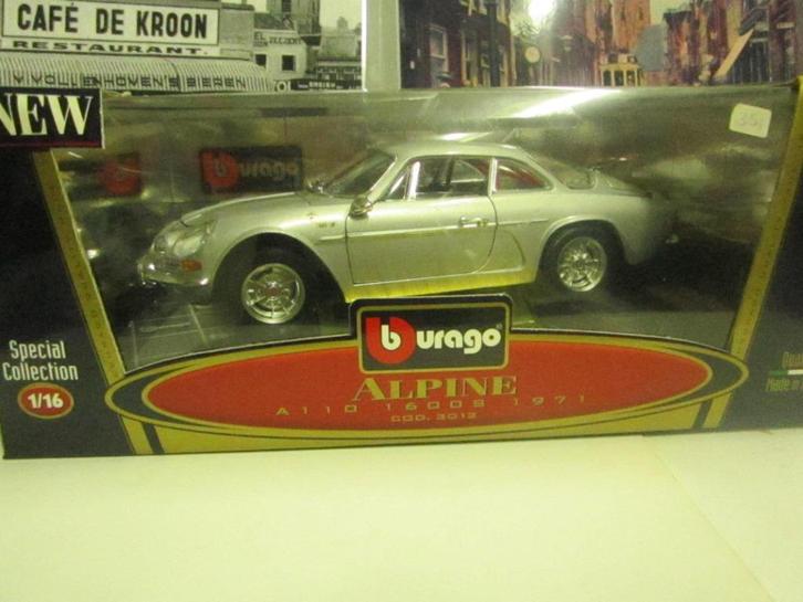RENAULT ALPINE. A.110 1600s 1971 UNIC, Hobby en Vrije tijd, Modelauto's | 1:18, Nieuw, Auto, Bburago, Ophalen of Verzenden