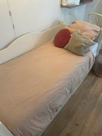 Bed 90x200, Huis en Inrichting, Slaapkamer | Bedden, Ophalen, 90 cm, Eenpersoons, Wit