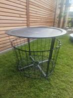 Salontafel binnen & buiten 60 cm diameter!, Tuin en Terras, Tuintafels, Ophalen of Verzenden, Zo goed als nieuw, Rond
