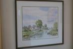 Aquarel kunstschilder Jan Koning, Ophalen, Gebruikt, Schilderij