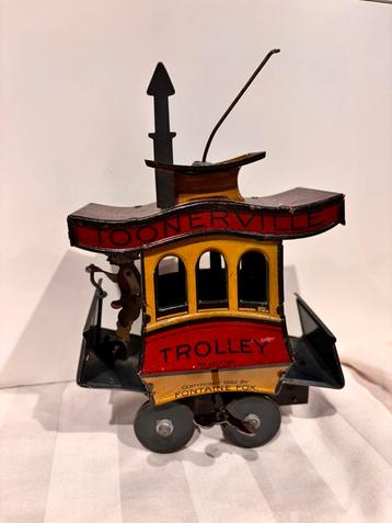Vintage TOONERVILLE Trolley wind up toy 1922  beschikbaar voor biedingen