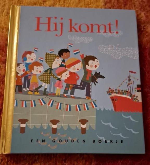 Hij komt! Gouden Boekje, Boeken, Kinderboeken | Jeugd | onder 10 jaar, Nieuw, Fictie algemeen, Ophalen of Verzenden