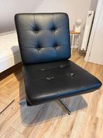 Mooie zwarte stoel, Ophalen, Zwart, Leer, Zo goed als nieuw