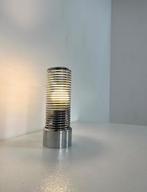 chrome veer lamp van Heinz Brenker voor Harvey Guzzini 1972, Huis en Inrichting, Lampen | Tafellampen, Ophalen of Verzenden, Gebruikt