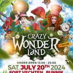 2 VIP kaarten Crazy Wonderland - 20 juli, Tickets en Kaartjes, Twee personen