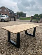 Tafel oud eiken wagonplanken, Ophalen