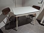 Brabantia tafel met 2 stoelen vintage Jaren 50, Huis en Inrichting, Stoelen, Ophalen, Gebruikt, 2j.brabant@gmail.com, 2j