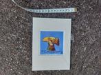 Huilende hond, Antiek en Kunst, Kunst | Litho's en Zeefdrukken, Ophalen of Verzenden