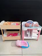 Poppen verschoonsbed en stapelbed, Ophalen, Zo goed als nieuw, Babypop