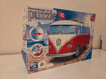 Ravensburger 3D Puzzle VW T1 Bus - 162 stukjes beschikbaar voor biedingen