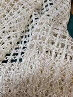 vitrage vintage creme vierkantjes lood rand, Huis en Inrichting, Ophalen of Verzenden, 'T Olde Gre-j, Info@toldegrej.nl, Endepoelstraat 20f Didam