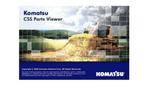 KOMATSU CSS 2018 VOLLEDIGE SET HANDLEIDING, Verzenden