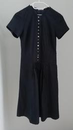 Donkerblauw jurkje met korte mouwen, maat XS., Kleding | Dames, Just in case, Maat 34 (XS) of kleiner, Blauw, Ophalen of Verzenden
