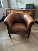 Schapenleren clubfauteuil., Huis en Inrichting, Fauteuils, Ophalen, ., Leer, .