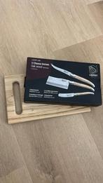 Laguiole Kaasmessenset - Eikenhout, Huis en Inrichting, Keuken | Bestek, Ophalen of Verzenden, Nieuw, Hout, Bestekset