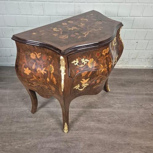 26821 Commode Barokstijl Noten 0,81 m, Huis en Inrichting, Kasten | Ladekasten, Nieuw, Minder dan 100 cm, 50 tot 100 cm, 25 tot 50 cm