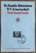 Deutsche Arbeitsfront Den Haag 1943., Verzamelen, Militaria | Tweede Wereldoorlog, Verzenden, Overige soorten, Duitsland, Overige typen