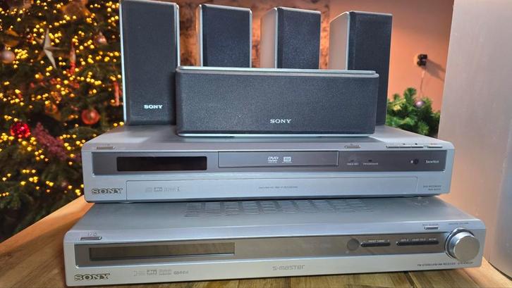 Sony Home Cinema Set - DVD Speler & Receiver, Audio, Tv en Foto, Home Cinema-sets, Gebruikt, Dvd-speler, 5.1-systeem, 40 tot 70 watt