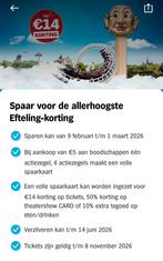 Efteling ah, Tickets en Kaartjes, Drie personen of meer, Kortingskaart