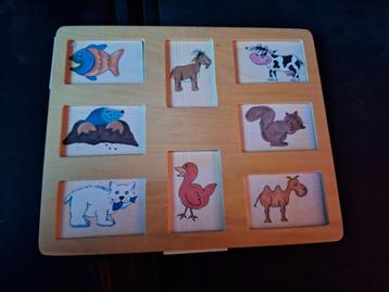 Wie Leeft Waar? Houten Puzzel beschikbaar voor biedingen